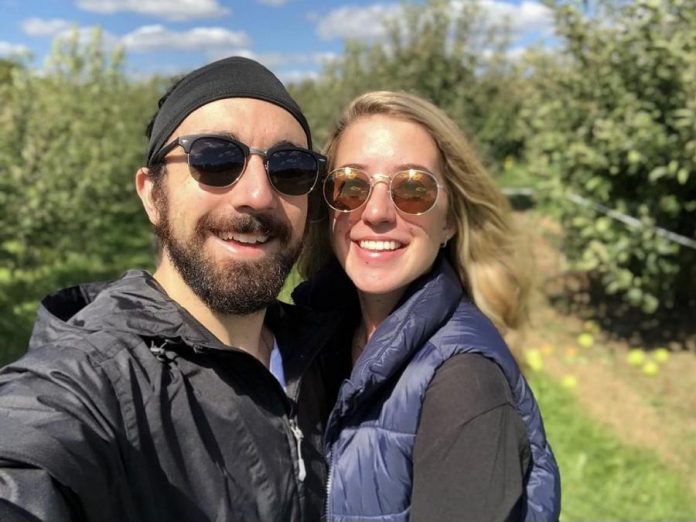 James and Amanda went on three dates before the first provincial COVID-19 lockdown stopped them from going on their fourth. The couple spent the lockdown getting to know each other on FaceTime and are now living together. (Supplied photo)