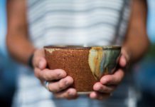 During the YWCA Empty Bowls fundraiser, running from March 12 to 14, 2021, you can book a 30-minute time slot to choose a handcrafted bowl at the Kawartha Potters Guild's Pottery Shop. For the $40 ticket price, you will also receive a coupon card with generous discounts from 18 participating restaurants. (Photo courtesy of YWCA Peterborough Haliburton)