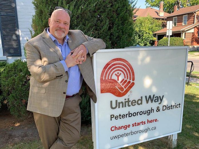 Jim Russell, chief executive officer of the United Way Peterborough and District, pictured here before the pandemic. (Photo courtesy of United Way)