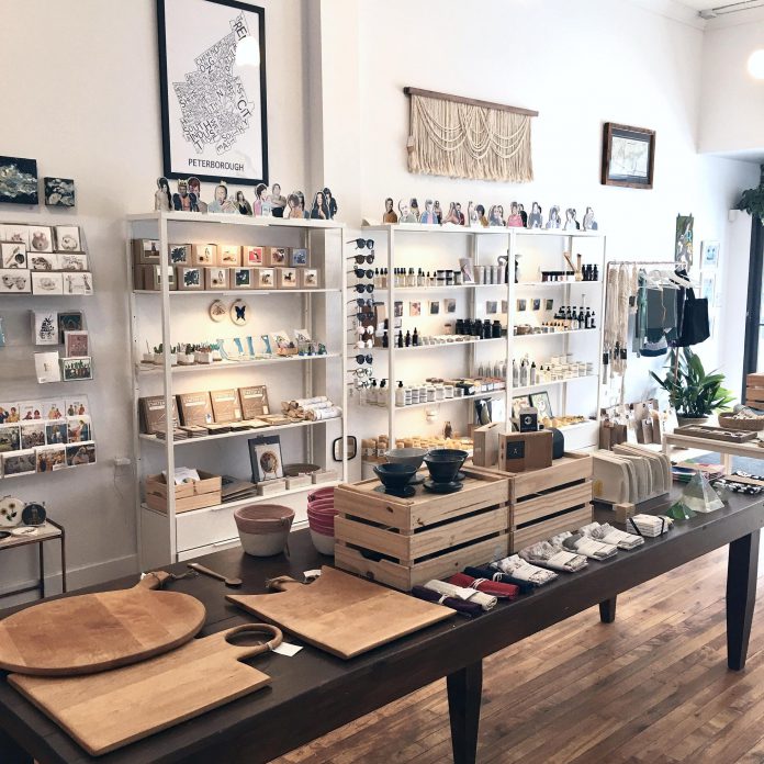 More than 75 per cent of the creative goods at Watson & Lou are made in Peterborough and the Kawarthas by local artists and makers. (Photo courtesy of Watson & Lou)