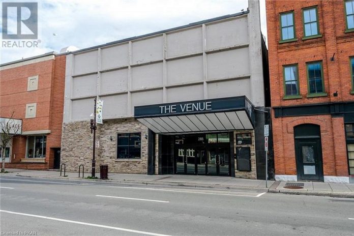 The Venue in downtown Peterborough is listed for sale for $2,450,000. (Photo: REALTOR.ca)