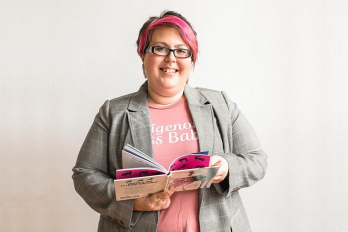 Ashley Lamothe, owner of Creative Kwe in Peterborough/Nogojiwanong, has been named entrepreneur of the month by the Native Women's Association of Canada. (Photo: Heather Doughty)