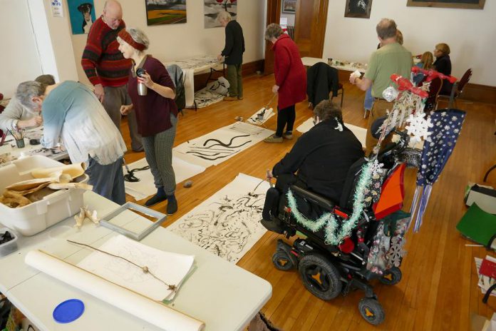 In 2018, The Mount Community Centre hosted 'You Can Make It Art' drop-in art making workshops for the general community. The workshops resumed this past fall, but only for residents of the centre. (Photo: John Marris)