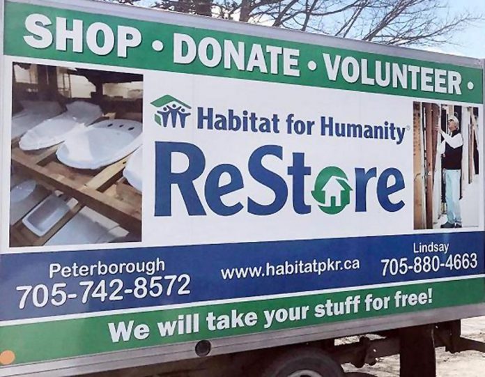 If you want to help Habitat for Humanity Peterborough & Kawartha Region make homeownership affordable for more people, you can make a donation through their website or by donating to and purchasing items from their ReStores — non-profit home improvement and building supply stores. Habitat ReStores pay for 100 per cent of their operating costs, operating costs, so any cash donations will 100 per cent go into the building of affordable homes. (Photo courtesy of Habitat for Humanity Peterborough & Kawartha Region)