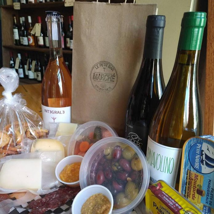 Le Petit Bar in downtown Peterborough offers an impressive bottleshop, house-made charcuterie, pickles, kettle chips, and a selection of small batch Canadian-made cheeses. (Photo: Le Petit Bar)