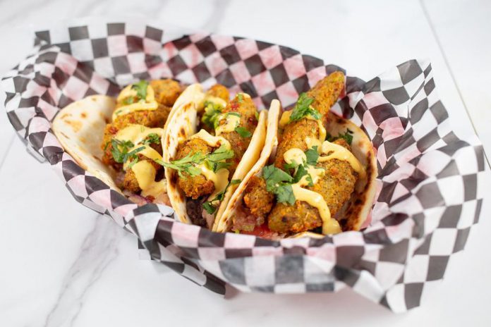 Not in the mood for a burger? Try the deep-fried avocado taco at The Dirty Burger Company in downtown Peterborough. (Photo: Daniel Soliven @daniel_soliven / Instagram)