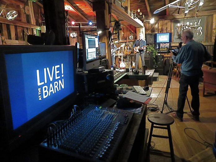 After two seasons of recording live performances by Peterborough-area musicians in the Norwood-area barn studio space he owns with his wife Linda, Andy Tough will embark on a third season of Live! at the Barn for summer 2021. Musicians will include Melissa Payne and Dylan Ireland, Nicholas Campbell and the Two Metre Cheaters, SJ Riley, The Raggedy Andys, Elyse Saunders, and The Soda Jerks. Recording of performances will begin in June and streamed on YouTube starting in mid-August. (Photo courtesy of Andy and Linda Tough)