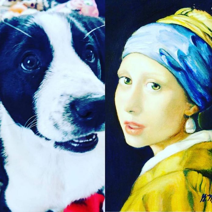 Maybe with "Girl With a Pearl Earring" by Dutch artist Johannes Vermeer. (Photo courtesy of Michelle Berry)