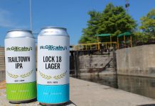 In recognition of the 101st anniversary of through navigation on the Trent-Severn Waterway, Regional Tourism Organization 8 (RTO8) and Parks Canada have partnered to create the new 'Taste of the TSW' initiative, where local culinary providers are encouraged to showcase a product celebrating the waterway. Pictured are the Lock 18 Lager and Trailtown IPA from McGillicafey's Pub & Eatery at 13 Bridge Street North in Hastings. (Photo courtesy of RTO8)