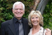 Uwe Meyer and his wife Andrea Wigmore Patterson. Meyer passed away peacefully at his home on April 24, 2021 at the age of 71. (Photo courtesy of the family)