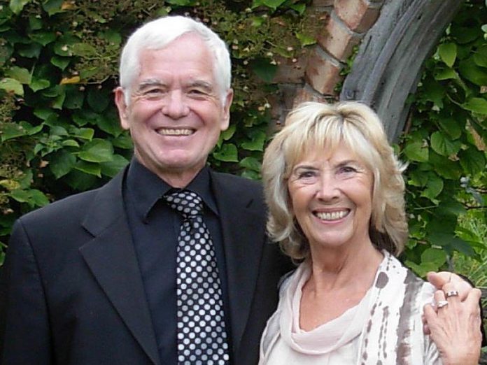 Uwe Meyer and his wife Andrea Wigmore Patterson. Meyer passed away peacefully at his home on April 24, 2021 at the age of 71. (Photo courtesy of the family)