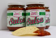 Sales of the salsa produced by Kawartha Lakes Food Source will help offset operating expenses such as rent for the non-profit organization, which procures and distributes food to 35 local agencies and delivers food literacy programs. (Photo courtesy of Kawartha Lakes Food Source)