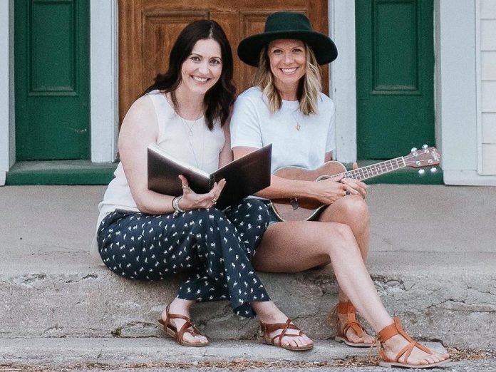 Storyteller Megan Murphy and singer-songwriter Kate Suhr, joined by musician Saskia Tomkins, will be bringing The Verandah Society to the Winslow Farm in Millbrook for 10 performances in late August 2021, in lieu of the originally scheduled performance of Maja Ardal's play "Wishful Seeing", which 4th Line Theatre has postponed until summer 2022 due to the pandemic. (Photo: The Verandah Society / Facebook)