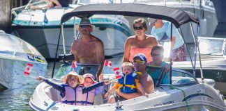 Boaters coming through Lock 32 in Bobcaygeon. (Photo: Parks Canada / Facebook)
