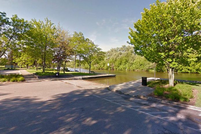 The public boat launch on the Scugog River at Rivera Park in Lindsay. (Photo: Google Maps)