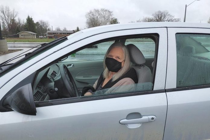 Phyllis, a volunteer driver for Community Care Peterborough in Havelock, has driven throughout this pandemic to help clients get to important medical appointments. The not-for-profit organization that provides services to seniors and adults with physical challenges is looking for volunteer drivers who, like Phyllis, are caring and reliable. (Photo: Community Care Peterborough / Facebook)