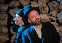 From Thursday, June 10 to Saturday, June 12, The Theatre On King in Peterborough is presenting 'Testing', a free 10-minute monologue written and performed live on Zoom by Dan Smith and directed by Kate Story. Pictured are Story and Smith at The Theatre on King during a May 2016 production of Samuel Beckett's 'Waiting for Godot'. (Photo: Andy Carroll)