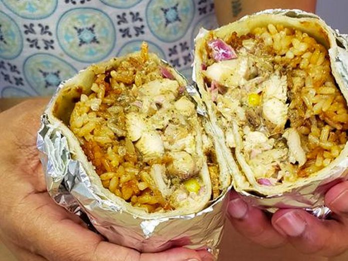 Wah-Jamakin's menu includes their popular rotis, which will be available by boat this summer. (Photo: Dawn Nichol / Jasmine Grey)