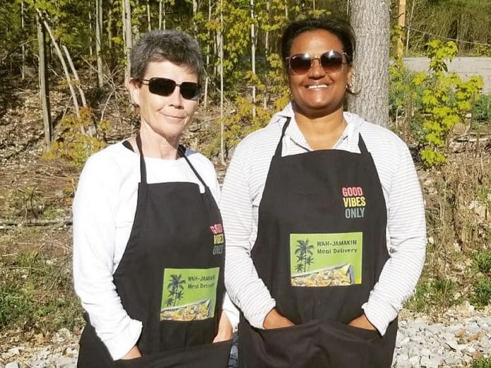 Dawn Nichol and Deborah Matthews recently started Wah-Jamakin, offering authentic Jamaican cuisine for takeout or delivery in Curve Lake and Buckhorn. (Photo: Jasmine Grey)