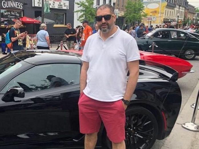 Imad Mahfouz during a pre-pandemic event in downtown Peterborough. The pandemic has temporarily put on hold Imad's plans to open a Syrian restaurant in Peterborough. While living in Syria in 1995, he opened his own restaurant called Liwan Alsham. (Photo courtesy of the Mahfouz family)