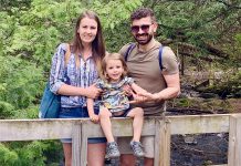 In 2019, Tuncay Alkan (right) and his family moved from Turkey to Peterborough, his wife Laura's home town. Tuncay loves to cook and plans to open his own café in Peterborough one day. He and his family also enjoy exploring trails and nature and have a goal to explore one new location every week. (Photo courtesy of the Alkan family)