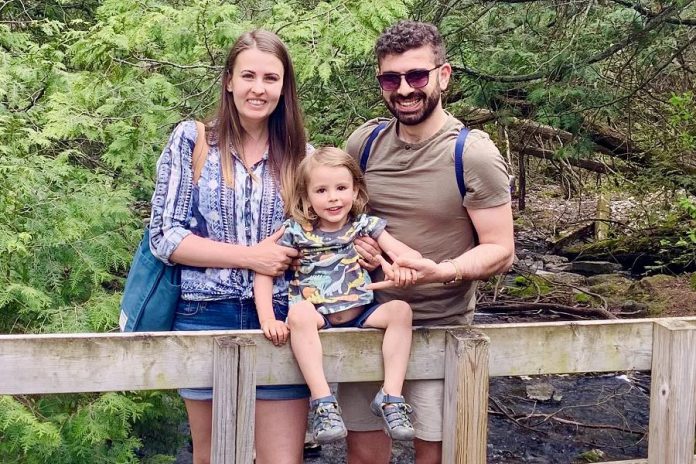 In 2019, Tuncay Alkan (right) and his family moved from Turkey to Peterborough, his wife Laura's home town. Tuncay loves to cook and plans to open his own café in Peterborough one day. He and his family also enjoy exploring trails and nature and have a goal to explore one new location every week. (Photo courtesy of the Alkan family)