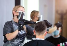 When Ontario enters step two of its reopening plan on June 30, personal care services will be able to reopen with face coverings worn at all times and at 25 per cent capacity. (Stock photo)