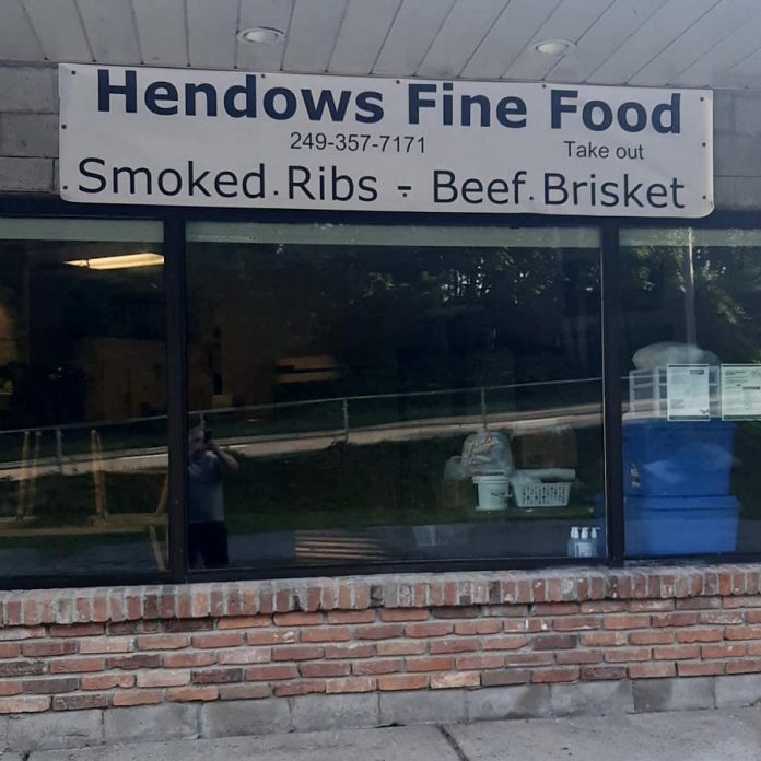 Hendows Fine Food is now located at 116 Parkhill Road in Peterborough, in the former Nicholls Oval Restaurant at the plaza where the Rotary Greenway Trail crosses Parkhill Road. (Photo courtesy of Warren Hennessy)