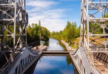 The lift lock in Kirkfield in the City of Kawartha Lakes. (Photo: Rogers Communications media release)