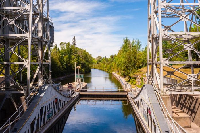 The lift lock in Kirkfield in the City of Kawartha Lakes. (Photo: Rogers Communications media release)