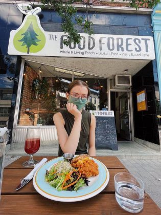 Lasair Wood bought The Food Forest from previous owners Katie Lynn and Adam Deck in 2018 when she was only 19 years old. Through hard work and with the support of loyal customers, she has succeeded in keeping Peterborough's only 100 per cent gluten-free and plant-based restaurant running during the pandemic.  (Photo: The Food Forest / Facebook)