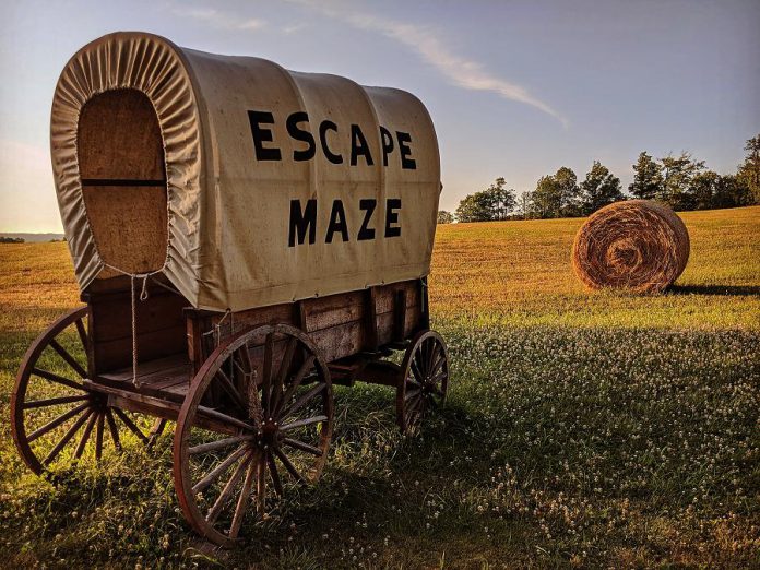 Escape Maze Peterborough now has four indoor escape rooms, one haunted escape experience, four outdoor adventure trails, and more. Many of the games have an "Old West" theme. (Photo courtesy of Escape Maze Peterborough)