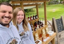 Husband-and-wife team Vince and Stephanie Frasca of Frasca's Ridge Maple Co. operate a maple cart in Douro-Dummer on long weekends, where you can buy made-from-scratch doughnuts, maple tarts, fudge, and more, all made from the maple syrup they produce on their three-acre property. You can also purchase some of their products anytime by contacting them on social media. (Photo: Frasca's Ridge Maple Co.)