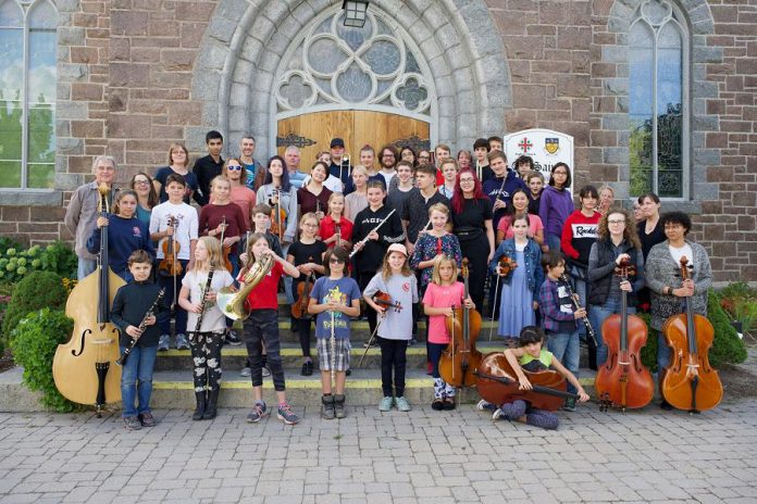 Kawartha Youth Orchestra is a non-profit organization committed to offering youth in the Kawarthas region an opportunity to learn symphonic music and perform. Along with the  Upbeat! Downtown program the organization has junior, intermediate, and senior ensembles, each of which requires a different degree of playing experience. The orchestra recently received the go-ahead from Peterborough Public Health to resume in-person rehearsals, although with pandemic restrictions in place.  (Photo courtesy of Kawartha Youth Orchestra)