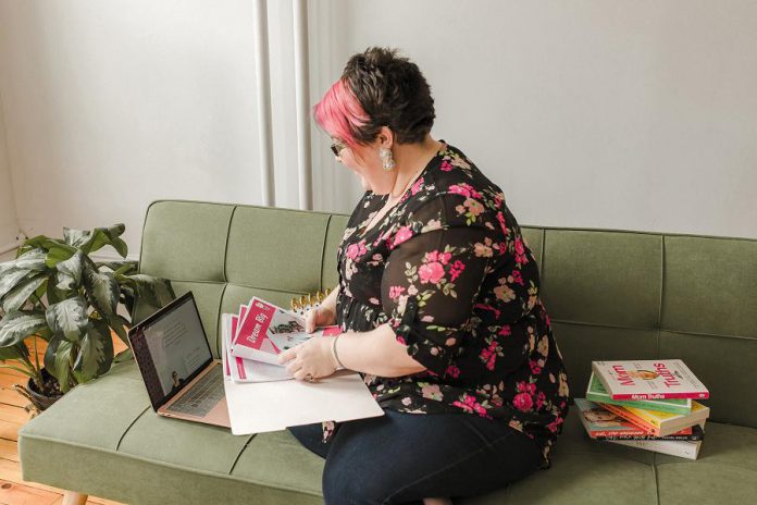 Before the pandemic, Ashley Lamothe's Creative Kwe creativity coaching business offered in-person services. In response to public health restrictions during the pandemic, Lamothe began offering virtual coaching and workshops. (Photo: Heather Doughty) 