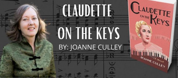 Joanne Culley's latest novel "Claudette on the Keys" is being released on September 24, 2021. (Graphic: Joanne Culley)