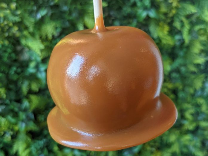 Flossophy recently launched a line of candy apples, ranging from plain caramel to deluxe flavours including smores, butterfinger, oreo, cotton candy, chocolate pretzel, lucky charms, and more. (Photo courtesy of Flossophy)