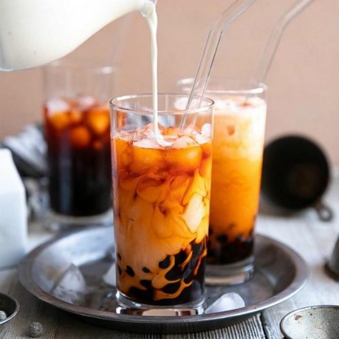 Milk + Tea, opening soon at 360 George Street North in downtown Peterborough, will focus on bubble tea with traditional flavours like milk black tea, taro, peach tea, and more. (Photo: Milk + Tea @milkandteashop / Instagram)