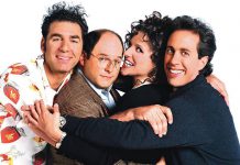 All 180 episodes of the iconic sitcom "Seinfeld", starring Michael Richards as Cosmo Kramer, Jason Alexander as George Costanza, Julia Louis-Dreyfus as Elaine Benes, and Jerry Seinfeld as a fictionalized version of himself, come to Netflix Canada on October 1, 2021. (Photo: NBC)