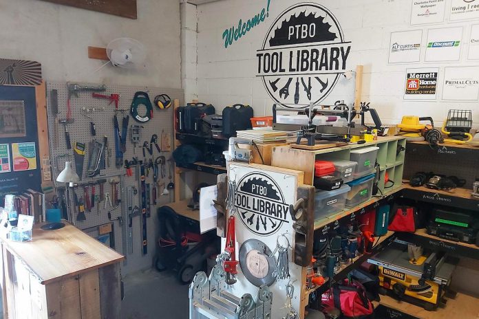 The Peterborough Tool Library provides area residents with a great option to shift from ownership to a sharing economy and reduce personal waste. (Photo courtesy of Peterborough Tool Library)