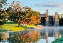 The shot by Lori McKee of the beginning of fall at the Peterborough Lift Lock was our top Instagram post in September 2021. (Photo Lori McKee @l_mckee / Instagram)