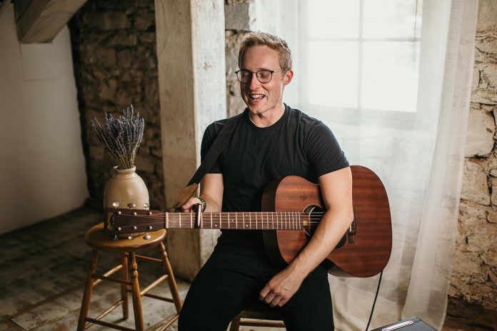 Cobourg singer-songwriter and guitarist Jakeb Daniel performs at SOS Lounge in Warkworth on Saturday, October 9. (Photo via Jakeb Daniel / Facebook)