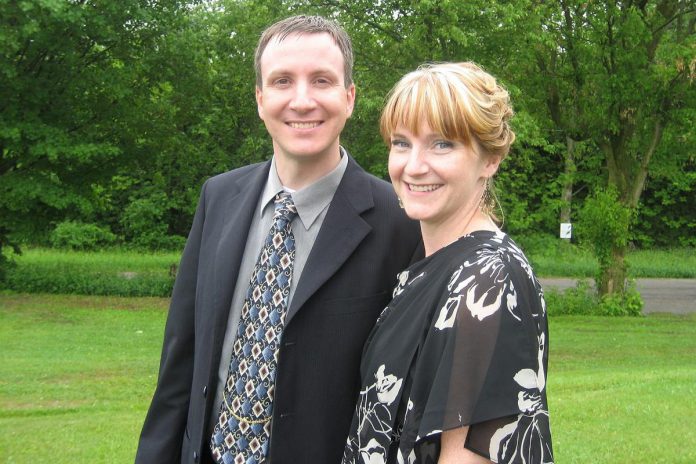 Alex and Melissa Lamore in earlier days. The Peterborough couple's sky turned dark in July 2020 when a neurosurgeon at Kingston General Hospital confirmed the cause of Melissa’s severe migraine headaches and multiple seizures was an aggressive brain tumour. (Photo via Team Mellie Facebook group)