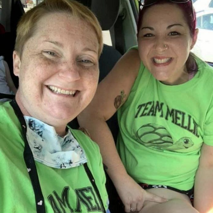 Melissa Lamore with her friend Rhonda Preston during a trip to Ontario Turtle Conservation Centre. "This was a great day! Taking her and the kids to the turtle sanctuary and she was in her glory." (Photo: Melissa Lamore)