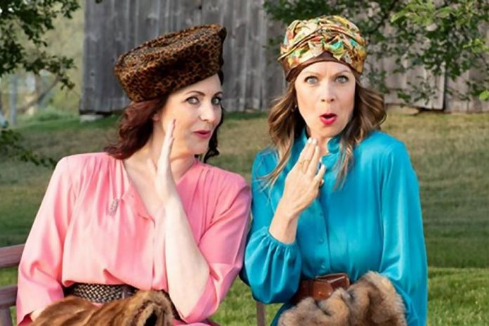 Megan Murphy and Kate Suhr, pictured in a promotional photo for The Verandah Society at 4th Line Theatre in Millbrook, will perform their mix of music and personal stories of the region, at The Barnyard Benefit Concert at Hollowbrook Highlands on November 7, 2021. The event, which also features a performance by Irish Millie, is a fundraiser for Century 21's Salvation Army Toy Drive and Kawartha Haliburton Children's Foundation's Santa's Sleigh. (Photo: Tristan Peirce Photography)