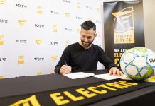 Michael Marcoccia has signed on as the inaugural head coach and technical director of the Electric City Football Club in Peteborough. Marcoccia, who led FC London for the past six years, has won more League1 Ontario titles than any other coach. (Photo courtesy of Electric City FC)