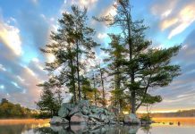 This shot by Memtyme of an island reflected in the still waters of Lower Buckhorn Lake was our top Instagram post in October 2021, with almost 23,000 impressions and 1,700 likes. (Photo Memtyme @memtyme / Instagram)