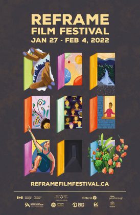 The 2022 ReFrame Film Festival runs from  Thursday, January 27 to Friday, February 4. (Illustrations: Casandra Lee / Design: SJ Graphics)