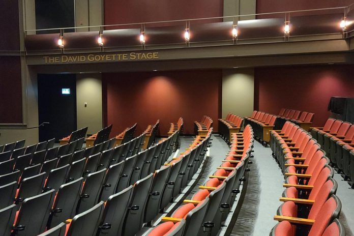 Showplace Performance Centre in downtown Peterborough is welcoming audiences back to the Erica Cherney Theatre in December, with a line-up of holiday-themed shows and brand new new state-of-the-art seating, including cup holders. (Photo: Showplace Performance Centre / Facebook)