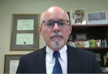 Dr. Kieran Moore, Ontario's chief medical officer of health, announced a series of changes to COVID-19 public health measures and guidance given the rapid spread of the omicron variant during a virtual media conference on December 30, 2021. (kawarthaNOW screenshot of CPAC video)